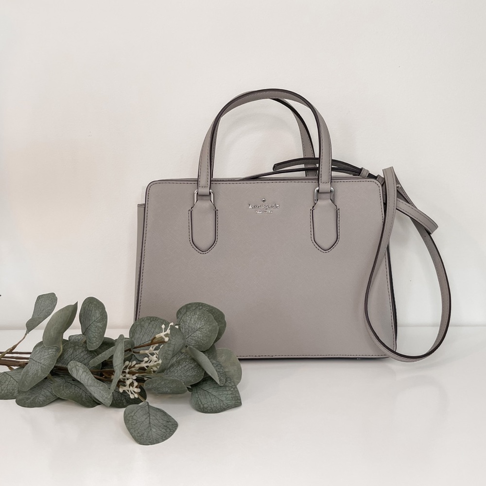Kate Spade — Laurel Way Reese Handbag — Grey